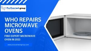 Who repairs microwave ovens